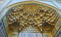 The portal of Shah`s Mosque in Tehran