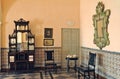 Decorative Dining room in Scindia Museum Jaivilas Palace