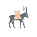 Decorative donkey in egyptian style