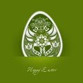Decorative easter egg Royalty Free Stock Photo