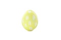 Decorative easter egg isolated on white background Royalty Free Stock Photo