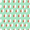 Pattern on a colored background decorative Easter eggs Royalty Free Stock Photo