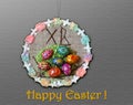 Decorative easter ornament Royalty Free Stock Photo