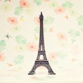 Decorative Eiffel Tower Royalty Free Stock Photo