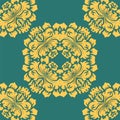 Decorative element traditional damask pattern. Vector eps 10