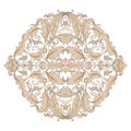 Decorative elements In baroque, rococo, victorian, renaissance style. Royalty Free Stock Photo