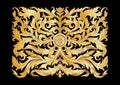 Decorative elements In baroque, rococo, victorian, renaissance style. Royalty Free Stock Photo