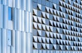 Decorative elements of the exterior wall of modern high-rise building