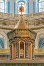 Decorative elements inside the Russian Orthodox Church