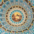 Decorative elements inside the Russian Orthodox Church