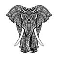 Decorative Elephant Illustration