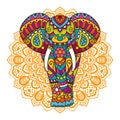 Decorative elephant illustration