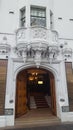 Decorative facade of period building in Sydney, NSW, Australia