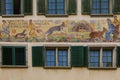 Decorative facade in Rapperswil, Switzerland