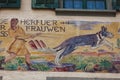 Decorative facade in Rapperswil, Switzerland