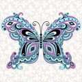 Decorative fantasy vintage butterfly