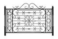 Decorative fence, banisters Royalty Free Stock Photo