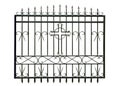 Decorative fence 3. Royalty Free Stock Photo