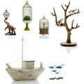 Decorative figurines, statuette, accessories for an interior