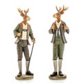 Decorative figurines, statuette a deer, accessories for interior