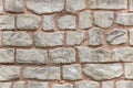 Decorative finishing walls of the house Royalty Free Stock Photo
