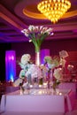 Decorative floral arrangment Royalty Free Stock Photo