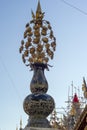 Decorative floral item, Wat Ming Muang, Chiang Rai, Thailand