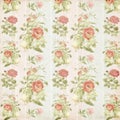 Decorative floral wallpaper