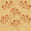 Decorative flower Dandelions - Interior wallpaper - seamless background