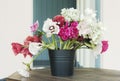 Decorative flower on table