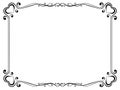 Decorative frame with heart Royalty Free Stock Photo