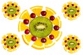 Decorative fruit elements