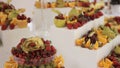 Decorative Fruit Sliced on the Buffet Table at a Wedding