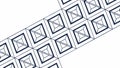 Decorative geometric diamond tile border design, vector design Generative AI Royalty Free Stock Photo
