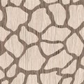 Decorative giraffe pattern - seamless background - wood texture Royalty Free Stock Photo