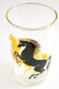 Decorative Glass/Horses Royalty Free Stock Photo