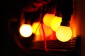 Decorative Glowing Lights Background Royalty Free Stock Photo