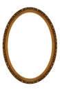 Decorative Gold Oval Frame