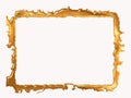 Decorative gold picture frame