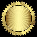 Decorative gold star