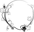 Decorative grape illustration (sketch)