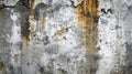 Decorative gray wall banner with copy-space. Premium urban concrete texture background. Royalty Free Stock Photo