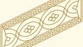 Decorative Greek Key Border Classic Geometric Pattern Vector Generative AI Royalty Free Stock Photo