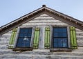 Decorative Green Shutters