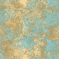 Decorative grunge tile pattern. Old wall paintwork worn on metal texture. Abstract dirty corrosion effect background. Royalty Free Stock Photo