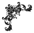 Decorative hand drawn classic vintage ornament border Royalty Free Stock Photo