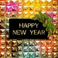 Decorative happy new year background