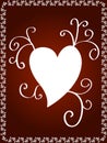 Decorative heart design