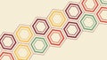 Decorative Hexagon Border Geometric Illustration, vector design Generative AI Royalty Free Stock Photo