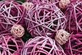 Decorative holidays color abstract balls